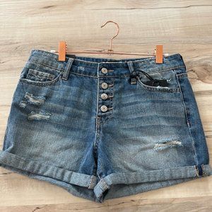 Dark Wash Jean Shorts